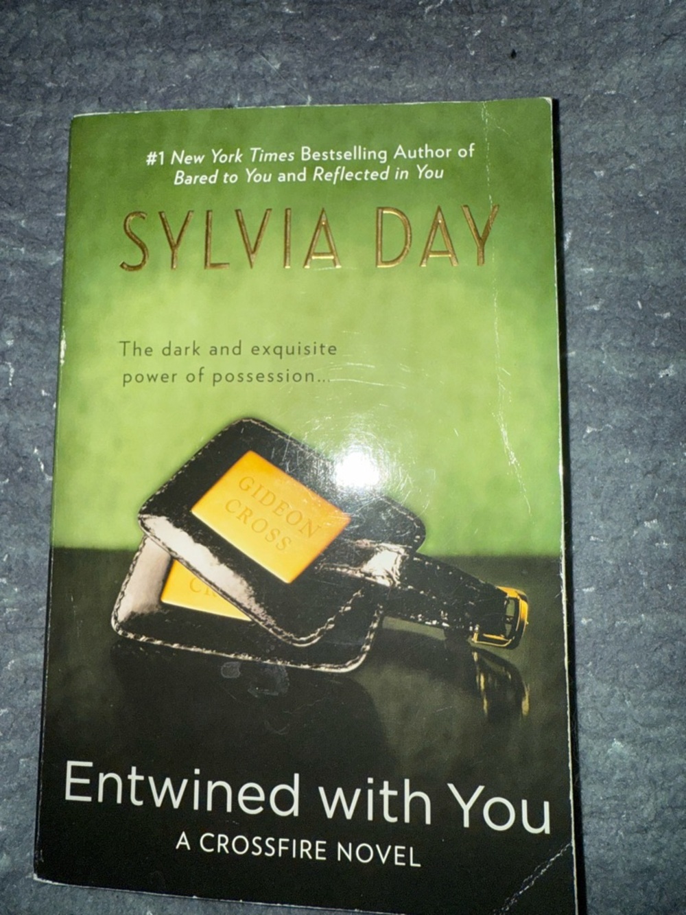 Sylvia Day "Entwined with You" Paperback - Green & Black Cover